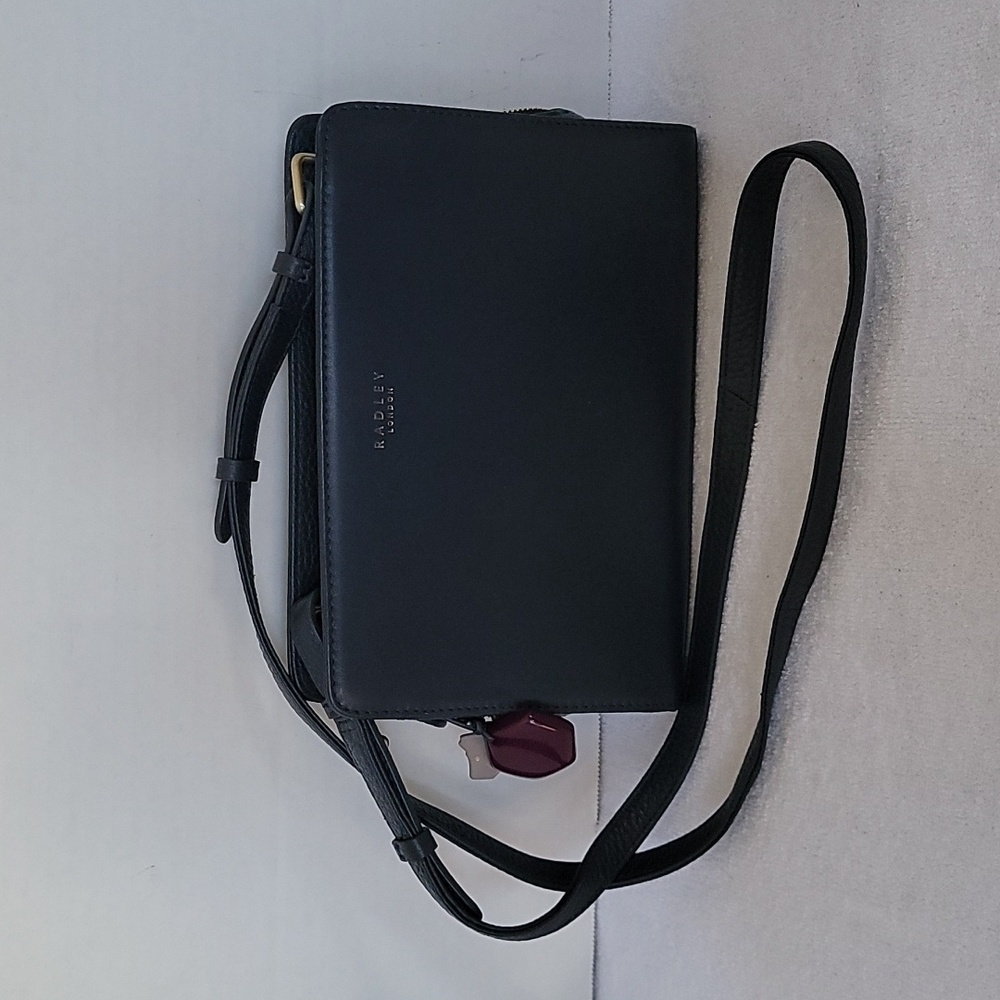 Radley London blue leather handbag